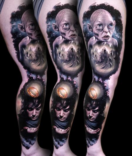 Tattoos - Lord of the Rings Tattoo Sleeve - 136065